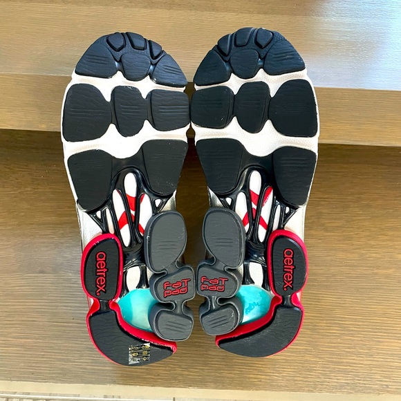 Aetrex RX Runner Wide Width White/Red - Picture 5 of 7